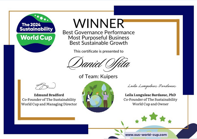 Sustainability World Cup 2024 - Participation Certificate